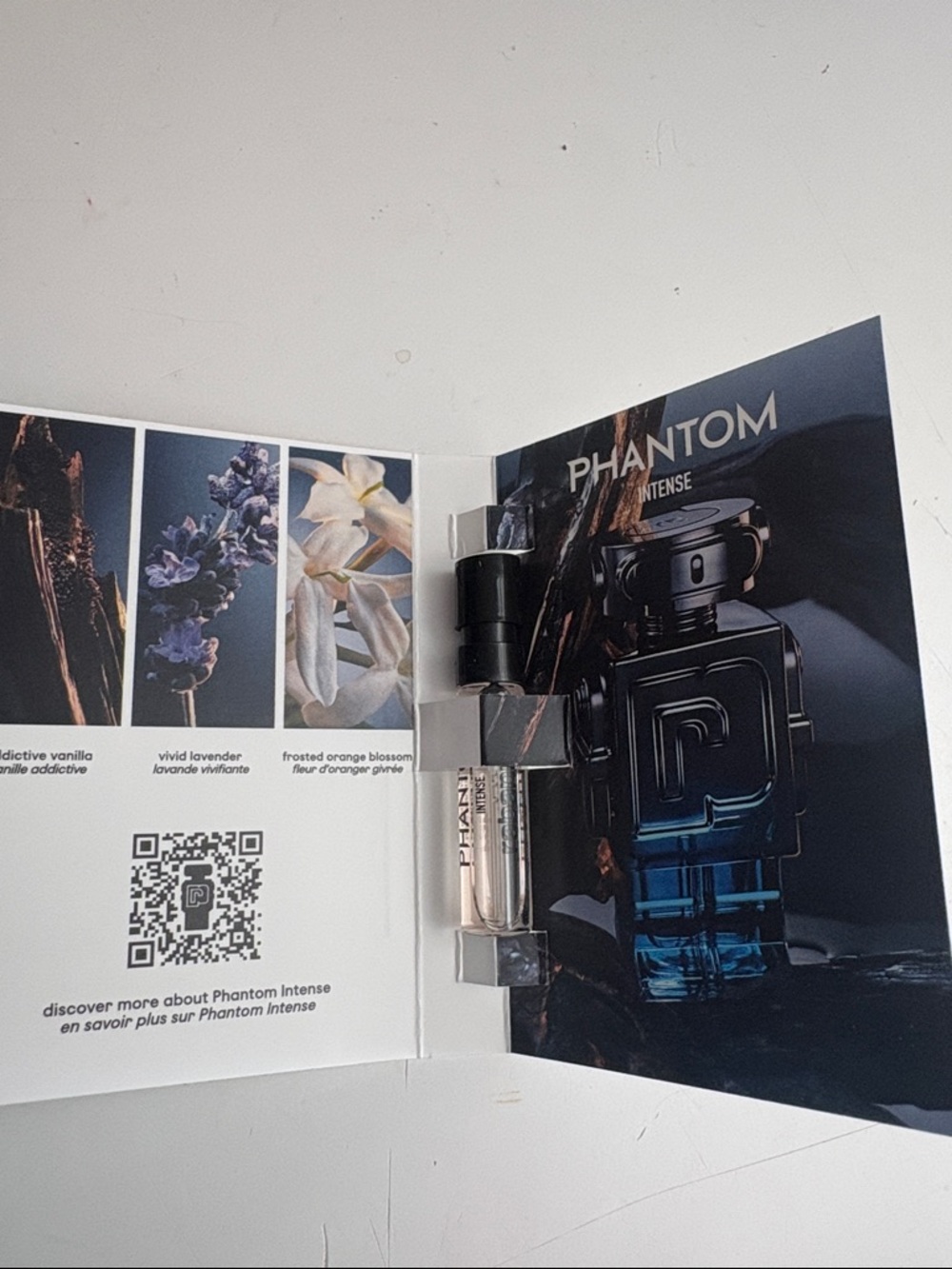 Paco Rabanne Phantom Intense Sample Cards - Silver & Gold - Picture 2 of 2